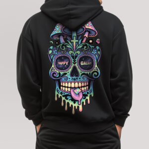 Cosmic Calavera (Extra) - T-Shirt [Trippy Galaxy]
