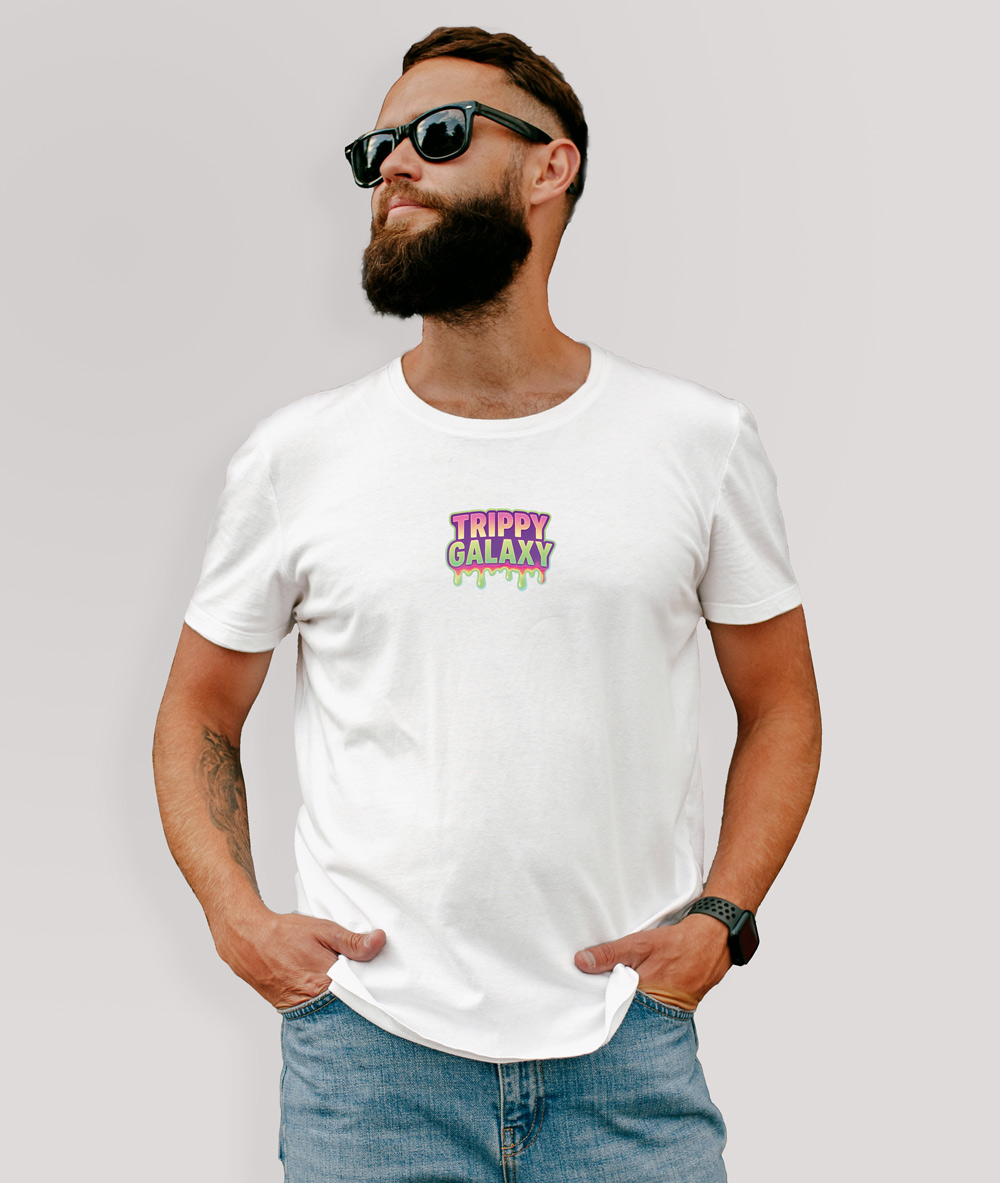 Cosmic Calavera (Light) - T-Shirt [Trippy Galaxy] – Bild 2