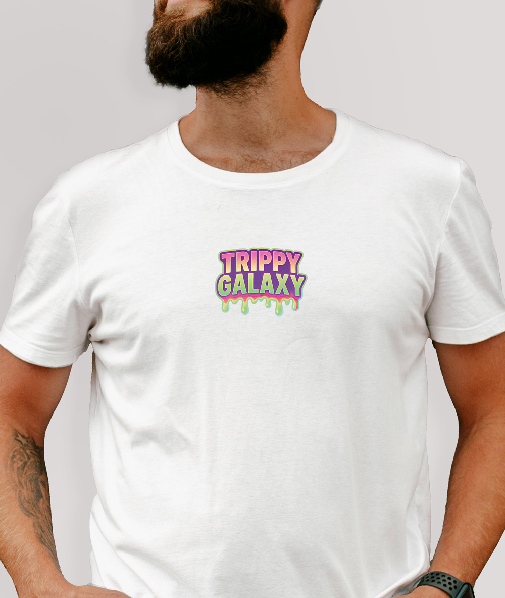 Cosmic Calavera (Light) - T-Shirt [Trippy Galaxy] – Bild 4